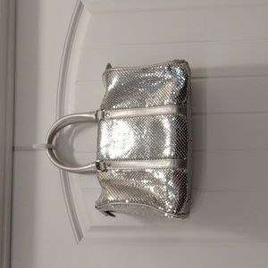 Metal mesh duffel bag